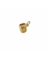 10K Yellow Gold 3D Thimble Charm