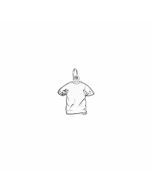 Silver 3D T-Shirt Charm