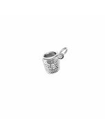 Silver 3D Thimble Charm