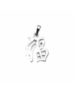 Silver Chinese Pendant (Good Luck)