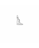 Silver 3D Ski Boot Charm