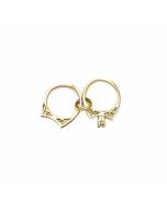 10K Yellow Gold Wedding Rings Charm