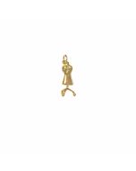 10K Yellow Gold 3D Tailor's Mannequin Pendant