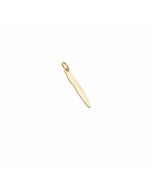 10K Yellow Gold Nail File Charm