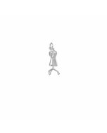 Silver 3D Tailor's Mannequin Pendant