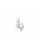 Silver 3D Unicorn Charm