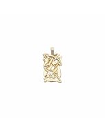 10K Yellow Gold Celtic Book of Kells Pendant