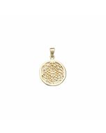 10K Yellow Gold Round Celtic Knot Pendant