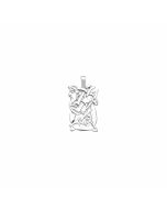 Silver Celtic Book of Kells Pendant