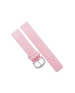 18mm Light Pink Flat Lizard Print Leather Watch Band