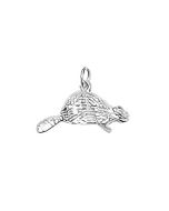 Silver Beaver Charm