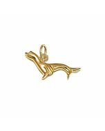 10K Yellow Gold 3D Seal Charm