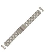 Stainless Steel 19mm Curved Ribbon Style Buckle Watch Strap