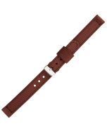 Brown Two Piece 12mm Nylon Watch Strap