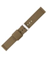 Olive Green Two Piece 20mm Nylon Watch Strap