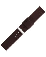 Brown Two Piece 24mm Nylon Watch Strap