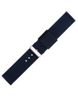 Navy Blue Two Piece 22mm Nylon Watch Strap