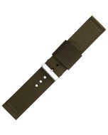 Green Two Piece 24mm Nylon Watch Strap