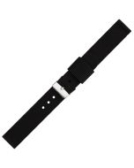 Black Two Piece 16mm Nylon Watch Strap