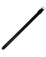 Black One Piece Long 14mm Nylon Watch Strap