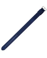 Navy Blue One Piece 14mm Nylon Watch Strap