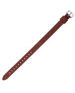 Brown One Piece 12mm Nylon Watch Strap