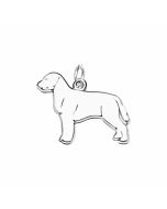 Silver Saint Bernard Charm