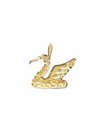 10K Yellow Gold Swan Pendant