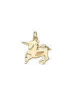 10K Yellow Gold Unicorn Charm