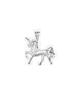 Silver Unicorn Pendant