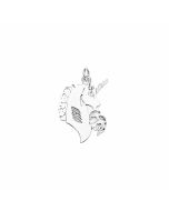 Silver Unicorn's Head Pendant