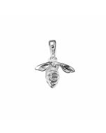 Silver 3D Wasp Pendant